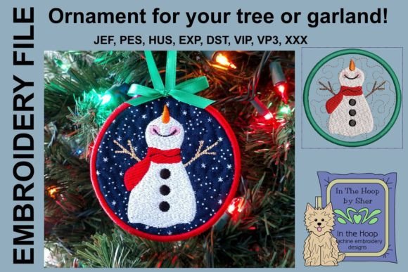Review: Happy Snowman Christmas Ornament Design