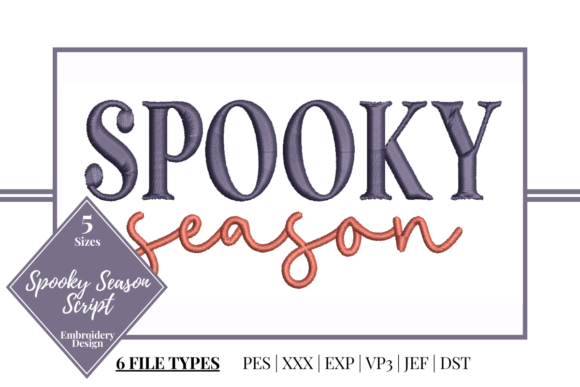 Review: Spooky Season Script for Halloween Embroidery