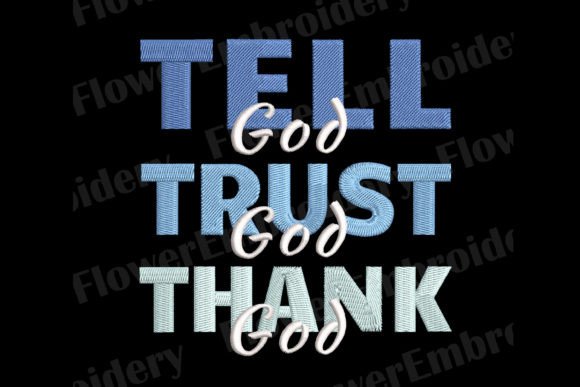Reviewing Tell God Trust God Thank God for Craft Fairs