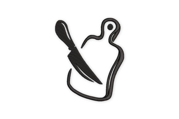 Reviewing the Kitchen Knife Cutting Board Embroidery Design